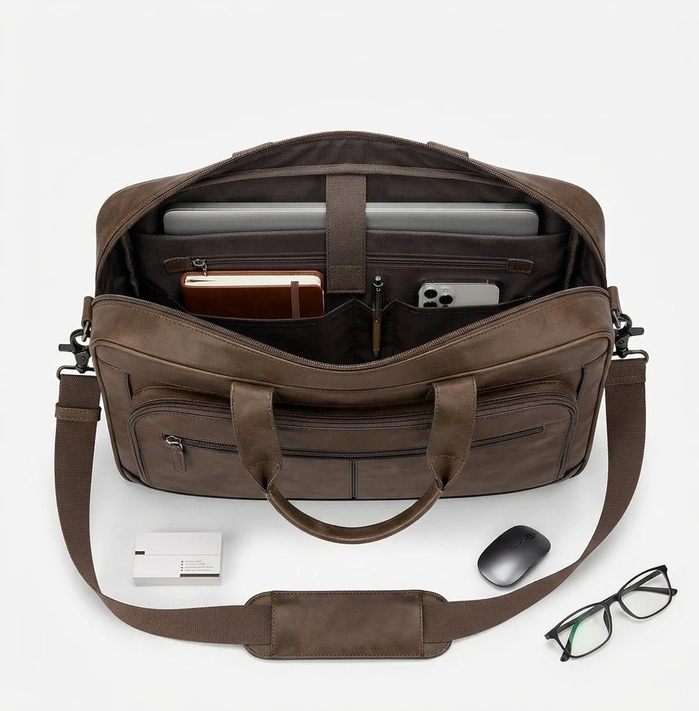 Premium Laptop Briefcase | Business Work Bag for Office & Travel - NORTHVALE