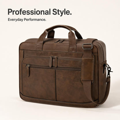 Premium Laptop Briefcase | Business Work Bag for Office & Travel - NORTHVALE