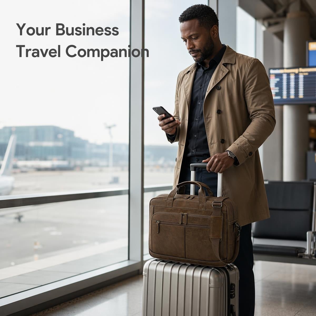 Premium Laptop Briefcase | Business Work Bag for Office & Travel - NORTHVALE